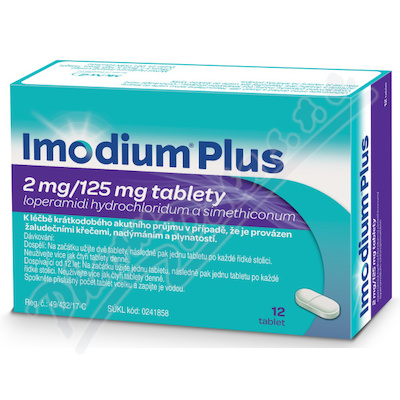 Imodium Plus 2mg/125mg tbl.nob.12 I