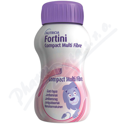 Fortini Compact MF s př. jahodovou por.sol.4x125ml