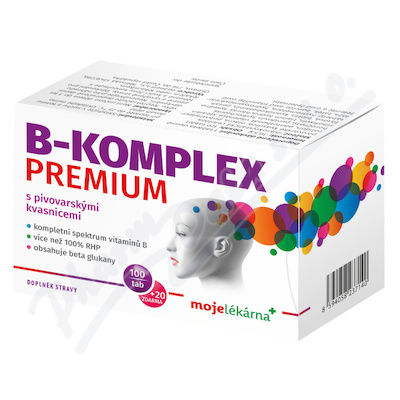 B-komplex PREMIUM tbl.100+20 Moje lékárna
