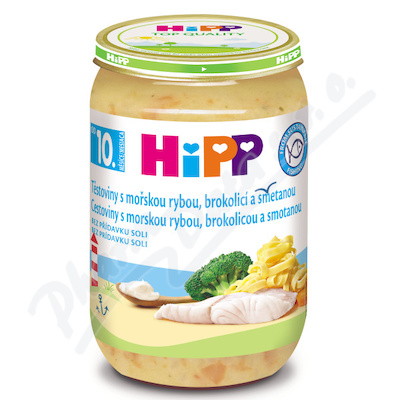 HiPP Těstoviny ryba-brokolice-smetana BIO 10m 220g