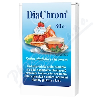 DiaChrom tbl.80 nízkokalorické sladidlo