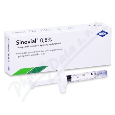 Sinovial 0.8% roztok elastoviskózní inj.1x2ml
